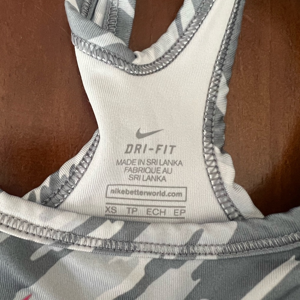 Girls Youth XS Nike Dri-FIT Gray and Under Armour Sports Bra LOT - Picture 2 of 4
